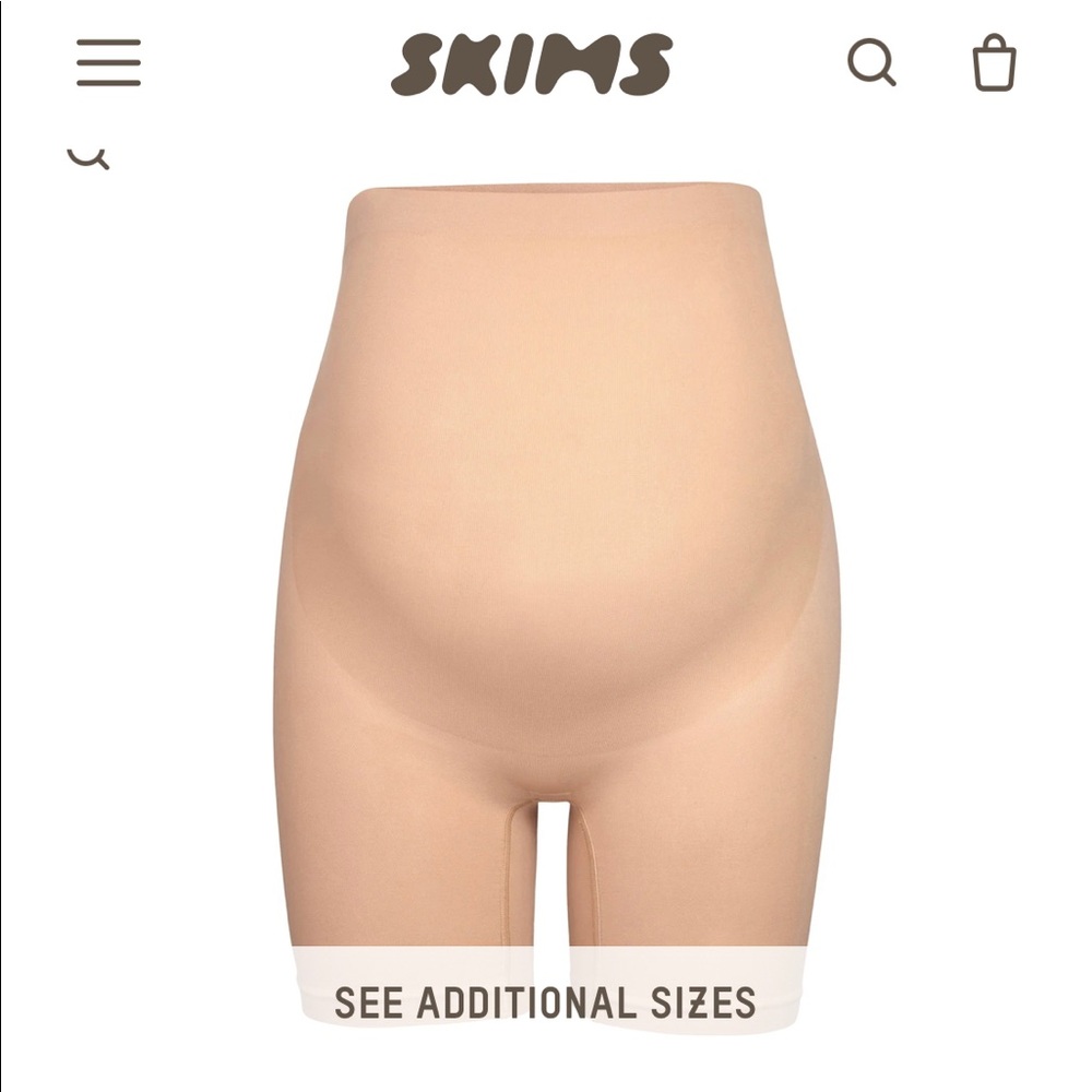 SKIMS Maternity Sculpting Short Mid Thigh